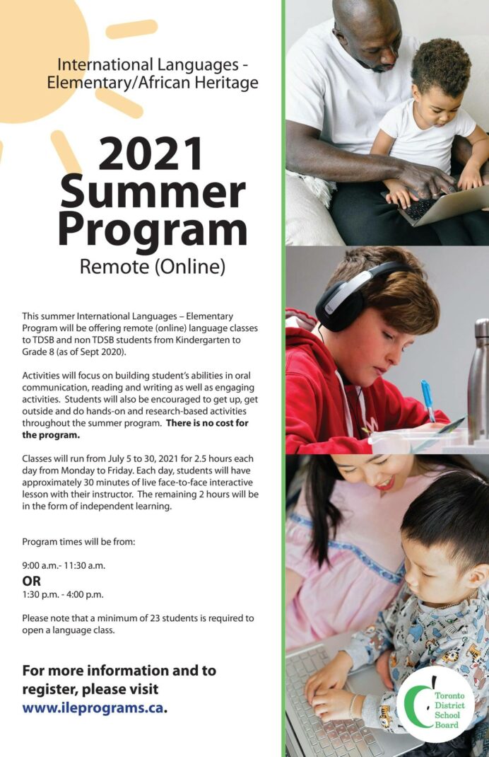 TDSB Summer Language Program Greek Language in Canada